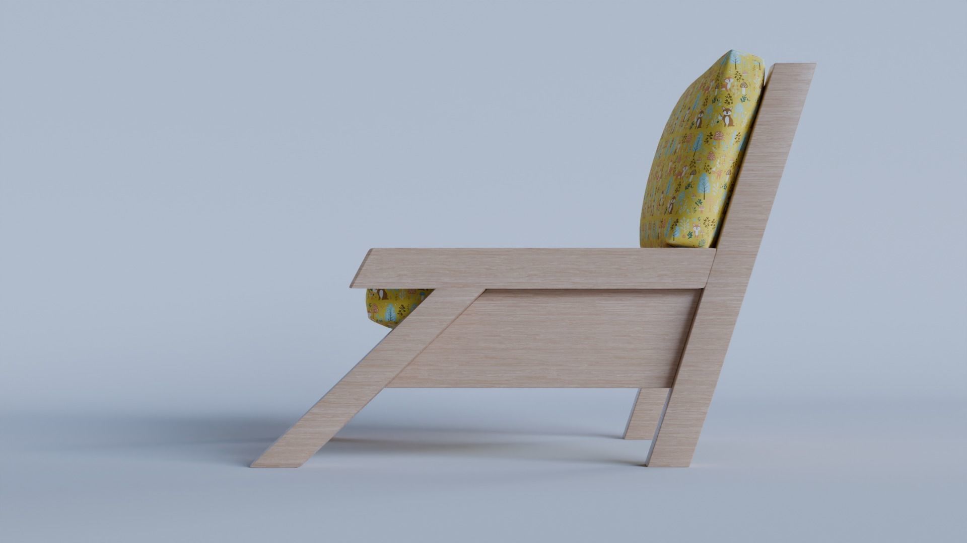 lounge chair 3d model 3D model_6