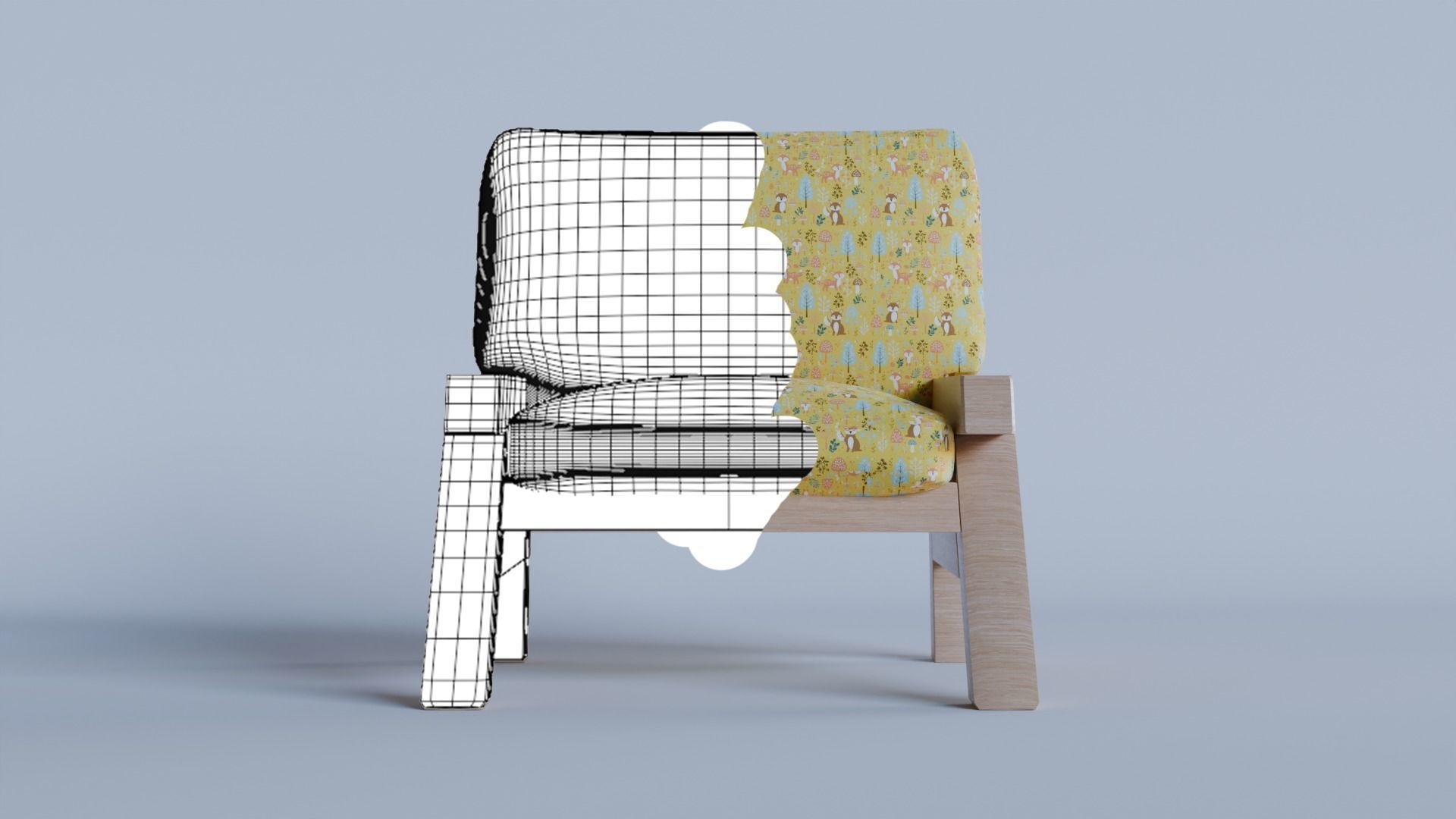 lounge chair 3d model 3D model_9