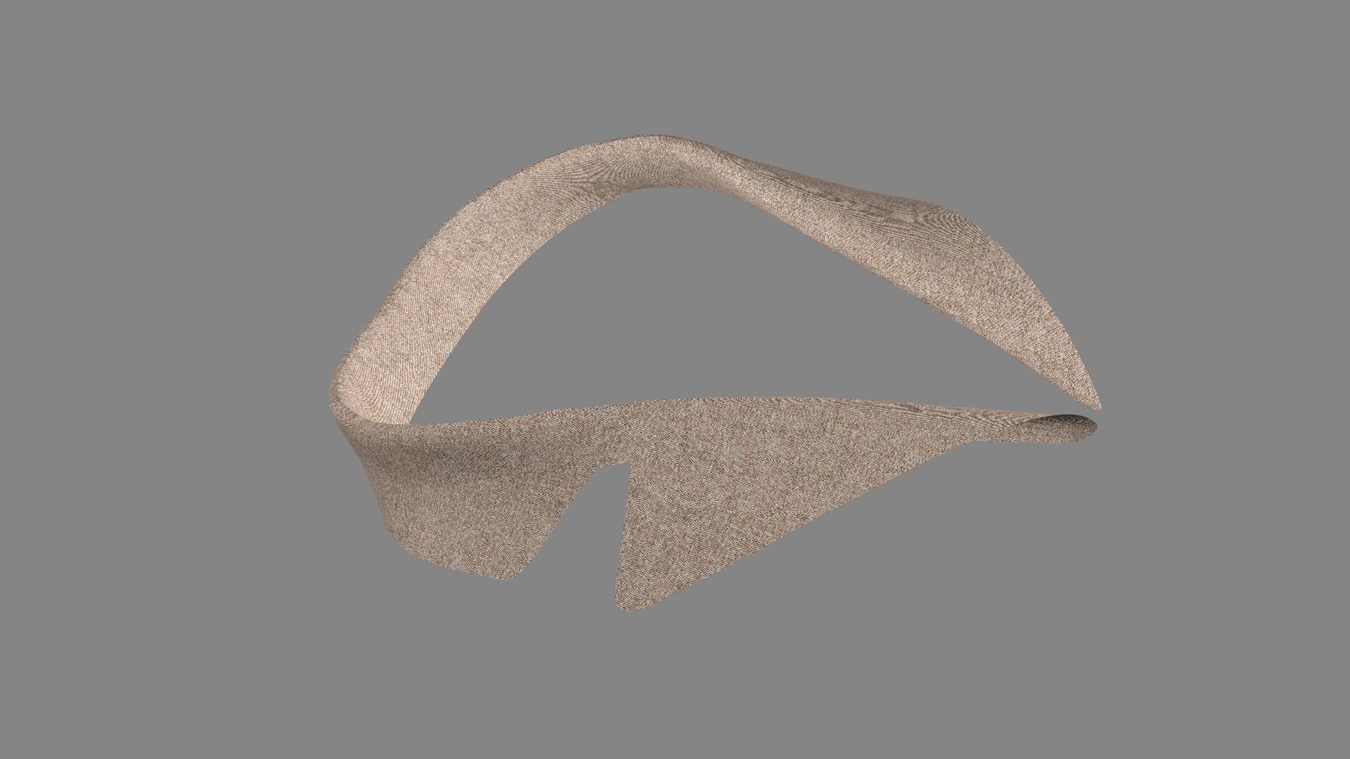 Dress collars scarves and necklaces decorated 3d models 3D model_3