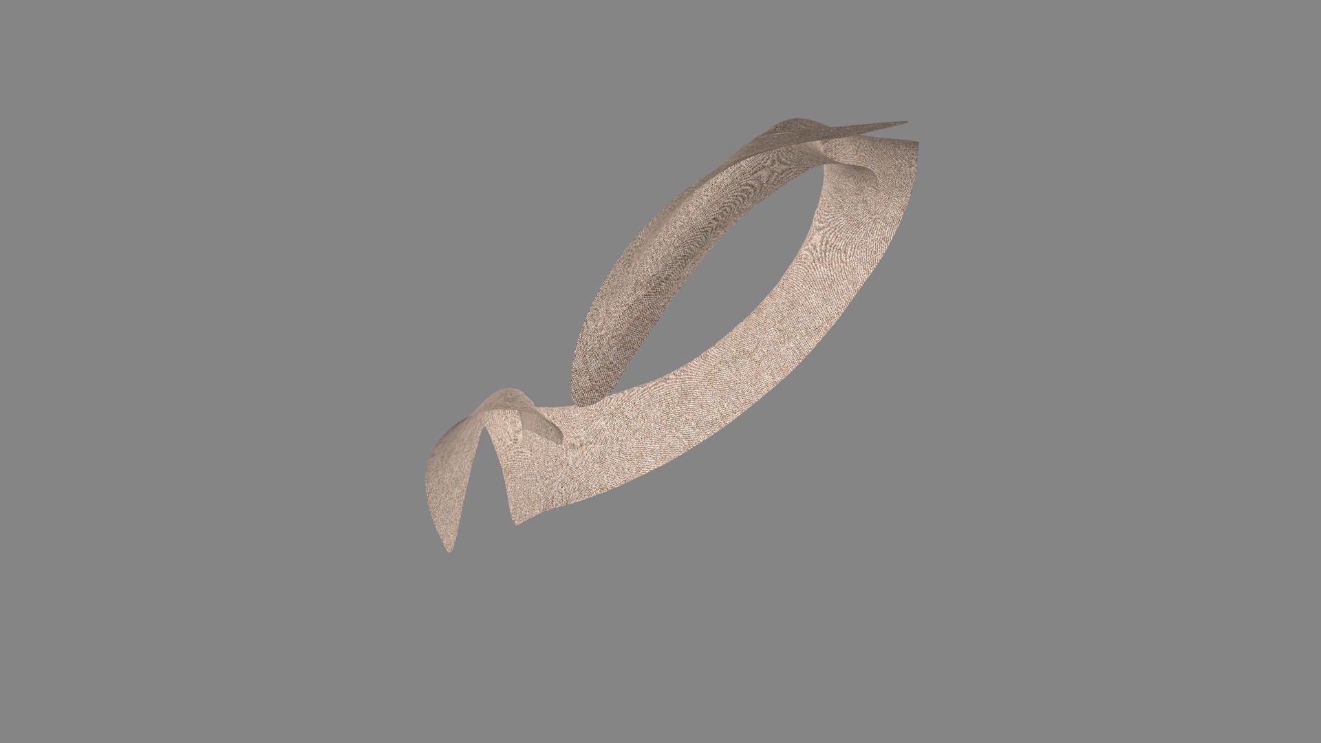 Dress collars scarves and necklaces decorated 3d models 3D model_4