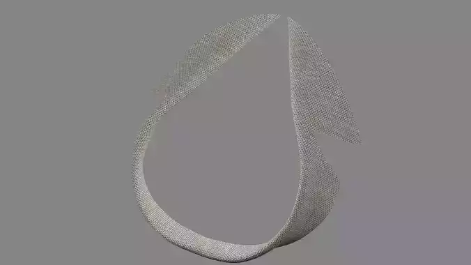 Dress collars scarves and necklaces decorated 3d models