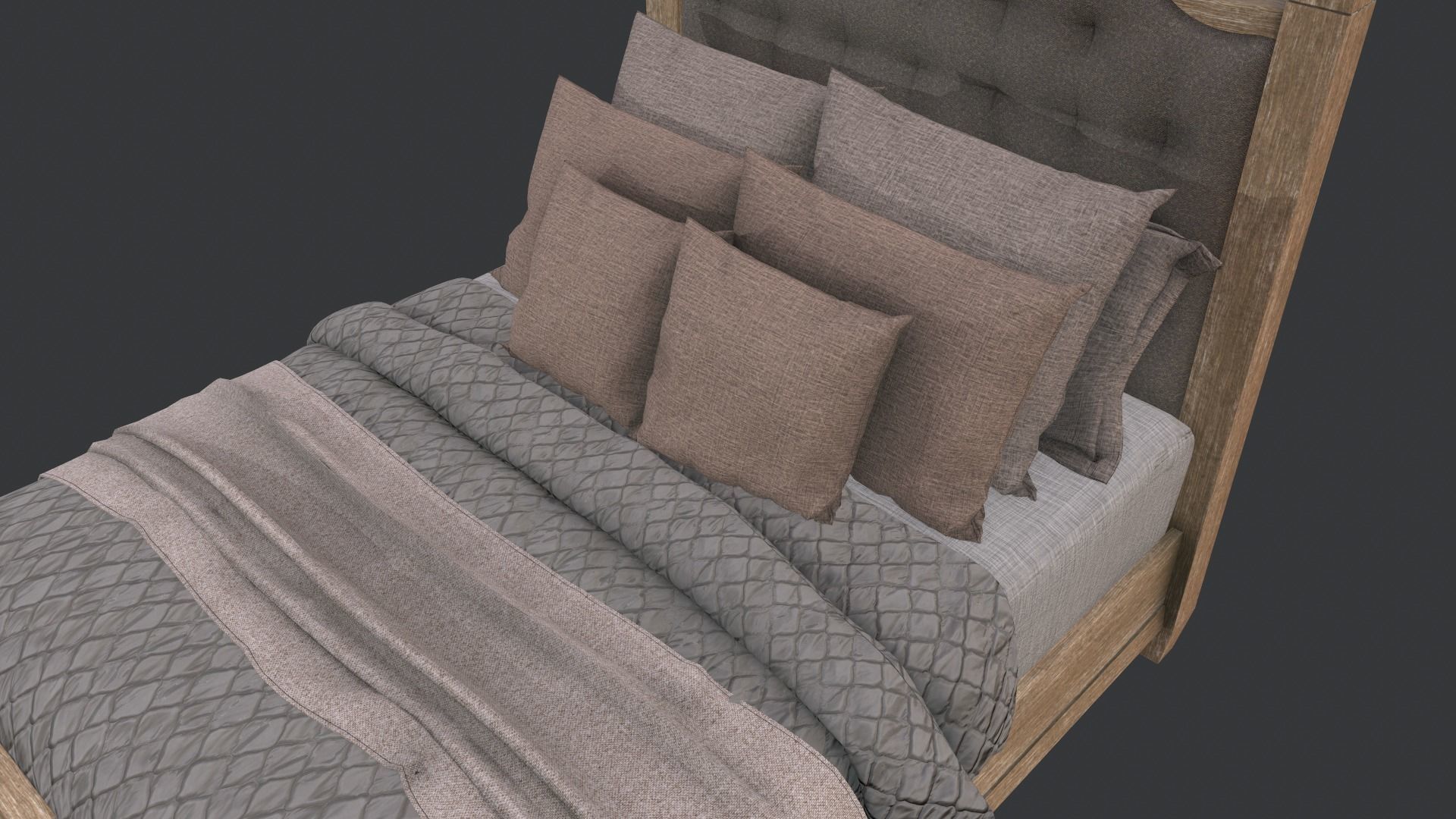 Bed Set 3D model_12