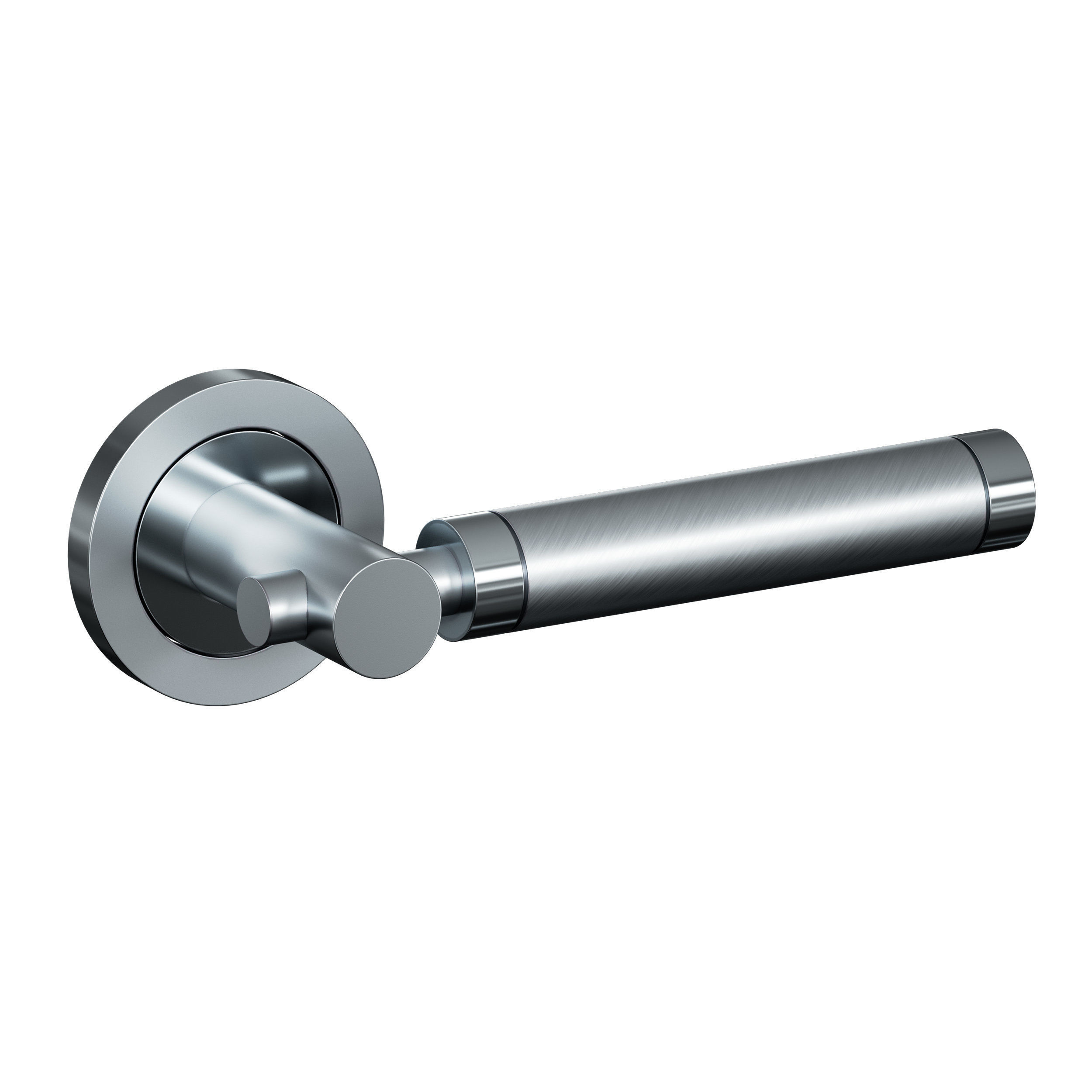 Door handle levers set 3D model_1