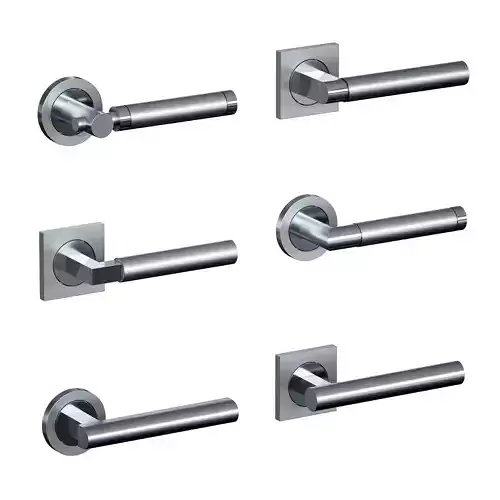 Door handle levers set