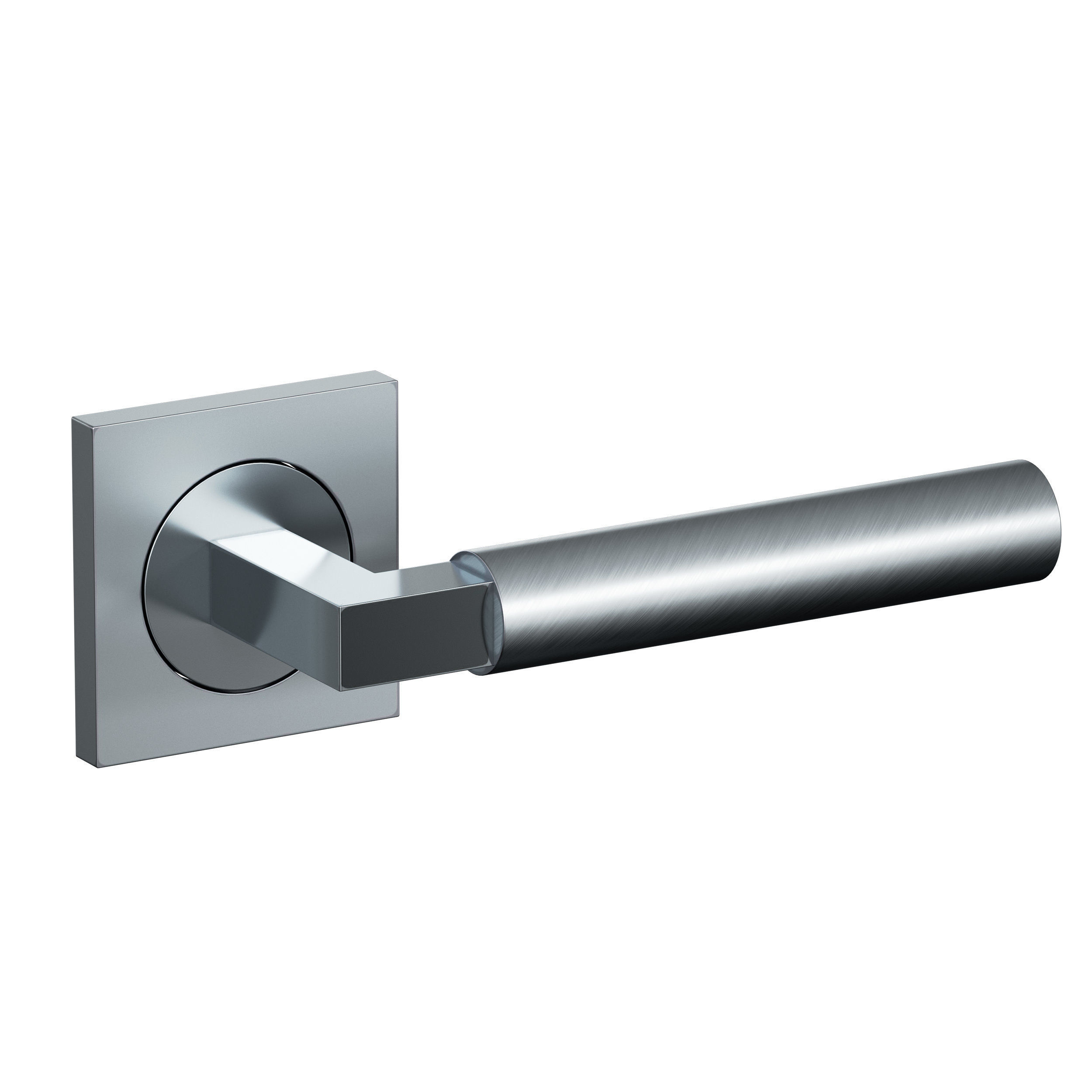 Door handle levers set 3D model_4