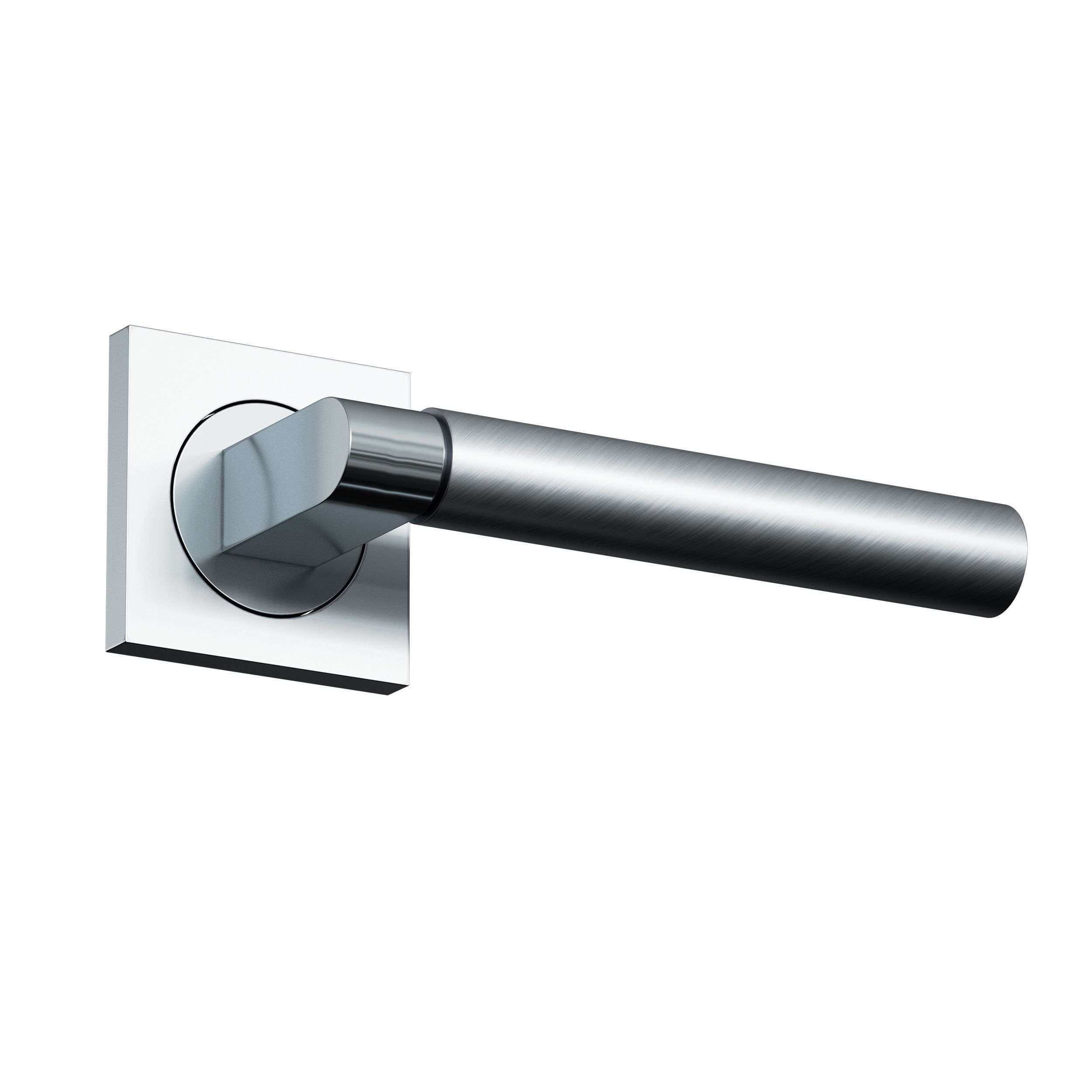 Door handle levers set 3D model_8