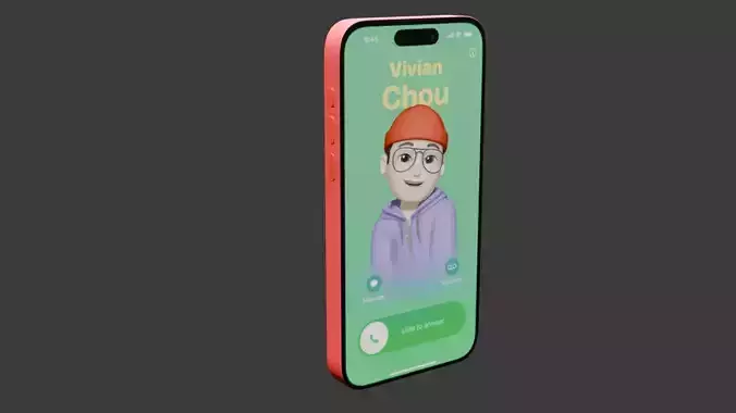 IPHONE MOBILE Low-poly 3D model