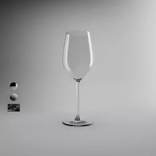 Zinfandel Wine Glass 3D model