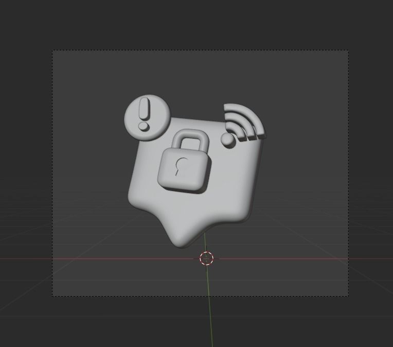 Online Business 3d Illustration  Icon Pack 3D model_41