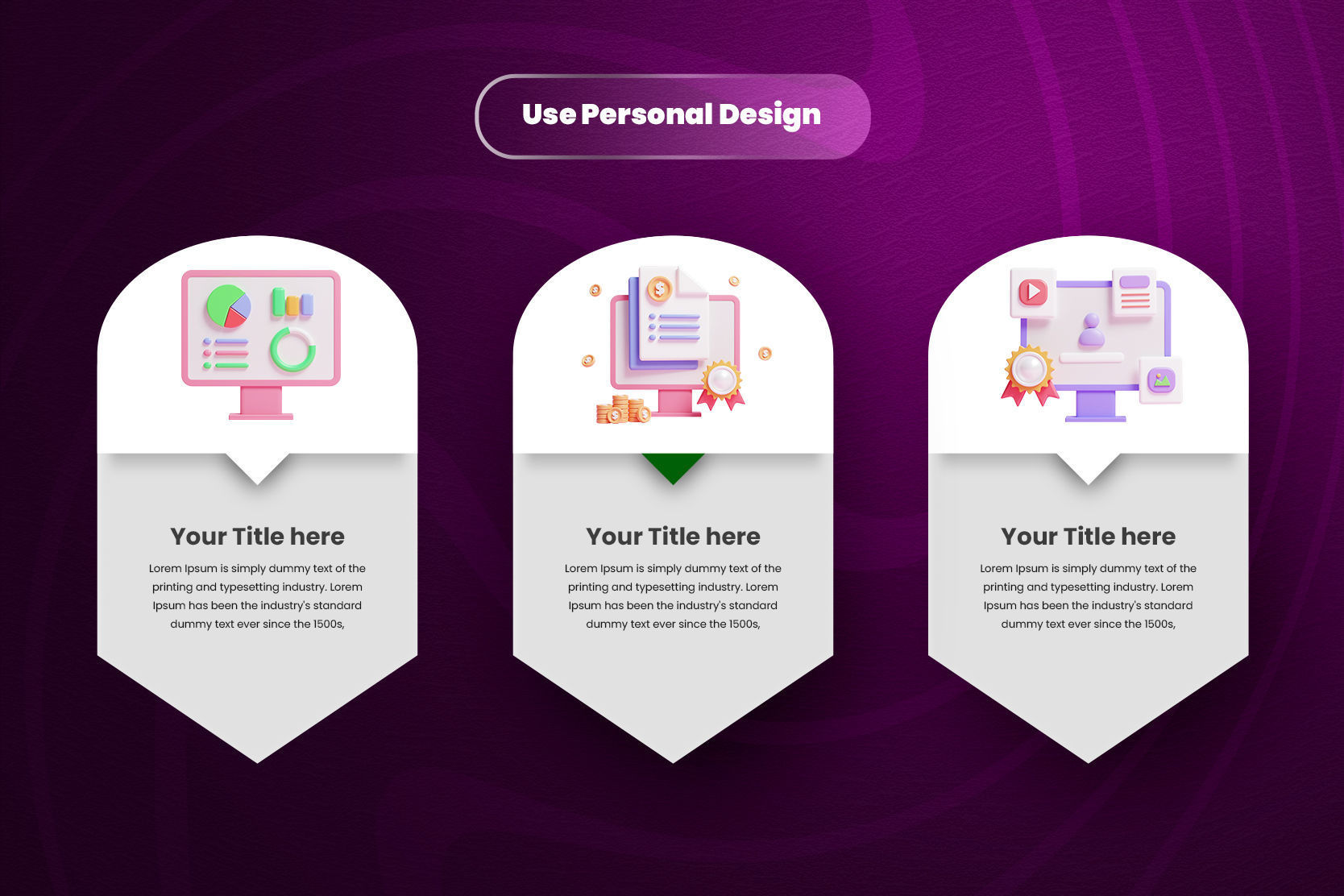 Online Business 3d Illustration  Icon Pack 3D model_3