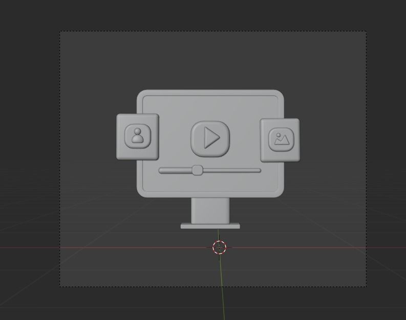 Online Business 3d Illustration  Icon Pack 3D model_27