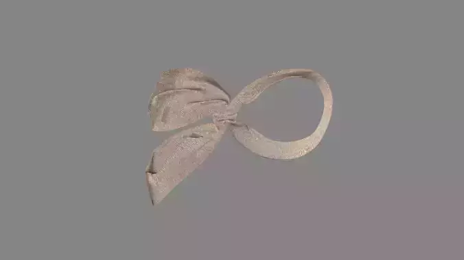 Dress collars scarves and necklaces decorated 3d models