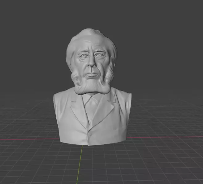 Aleksandr Solzhenitsyn 3D print model