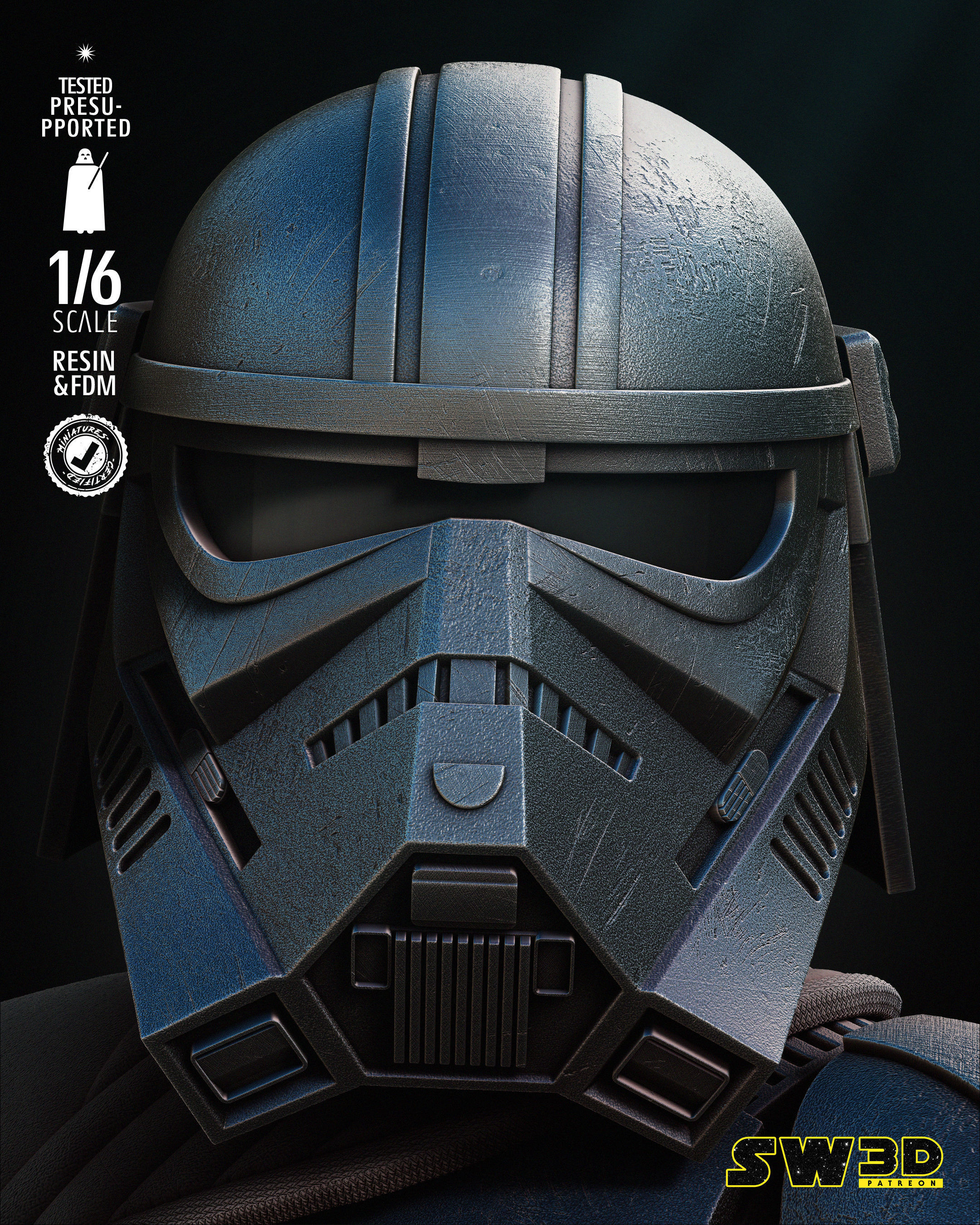 STAR WARS Purge Trooper Sculpture Tested for 3D printing 3D print model_5