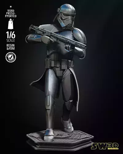 STAR WARS Purge Trooper Sculpture Tested for 3D printing