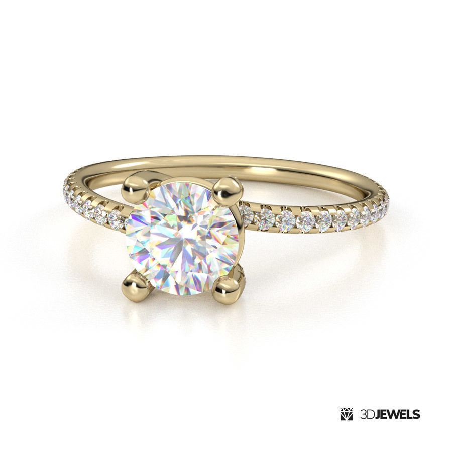 Jewelry Realistic Render Scene Setup For KeyShot - Pack2 3D model_3