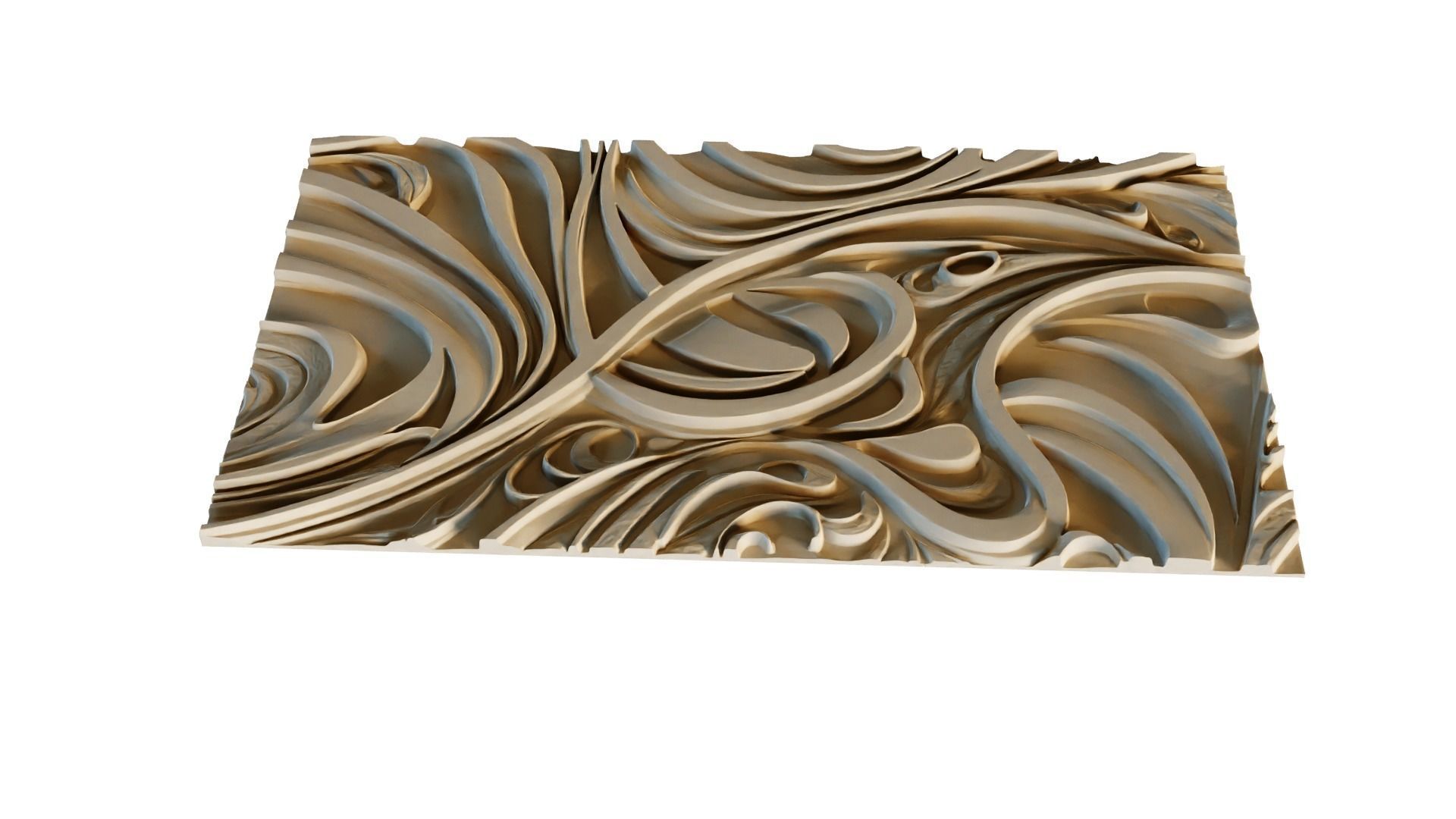  decor set wall panel 34 3D model_2