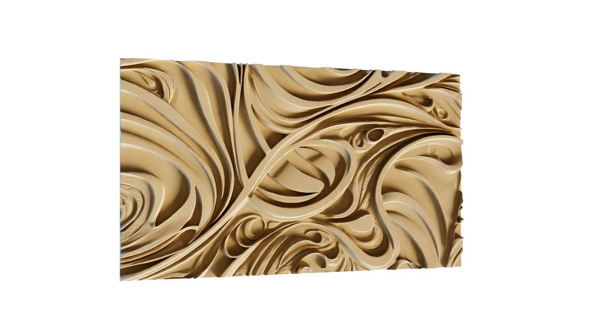  decor set wall panel 34 3D model_4