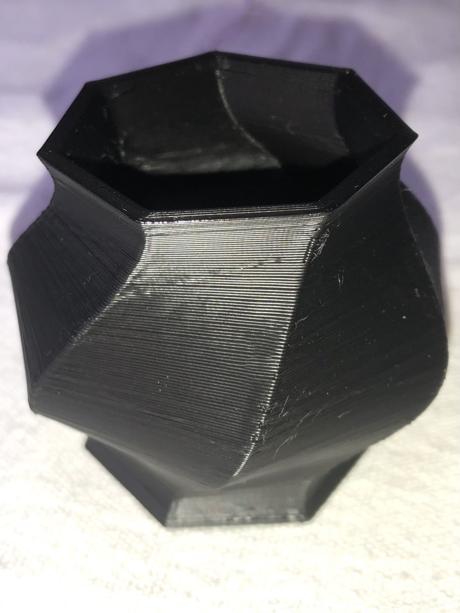 Heptagon Planter Trio 3D print model_5