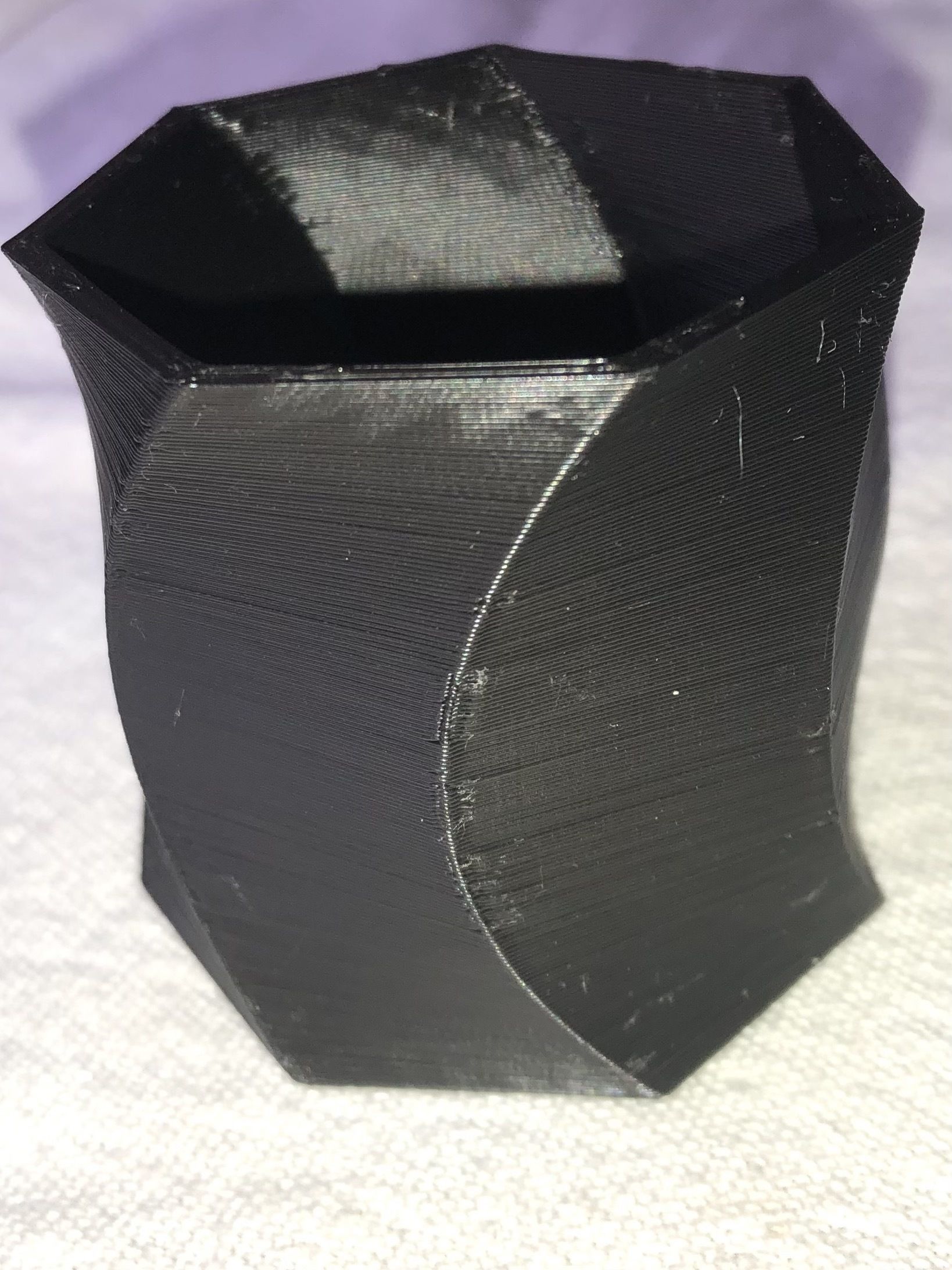 Heptagon Planter Trio 3D print model_3