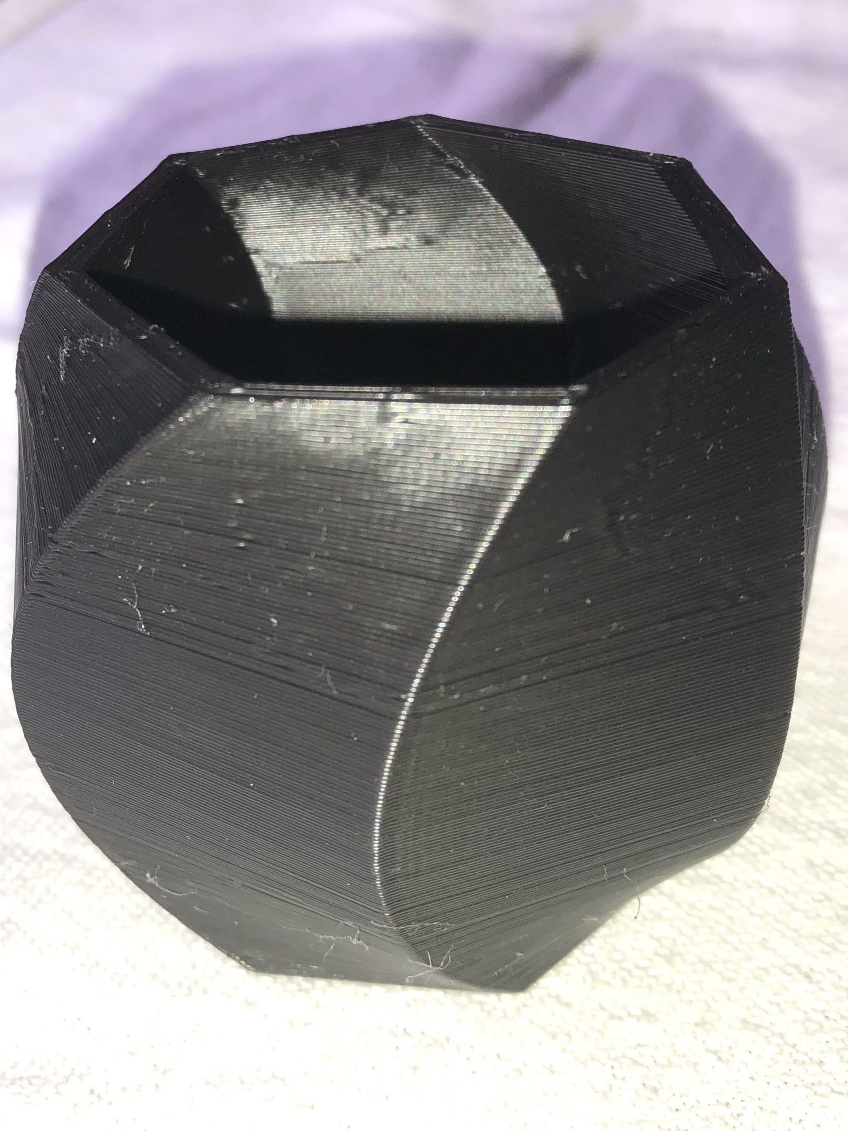 Heptagon Planter Trio 3D print model_4