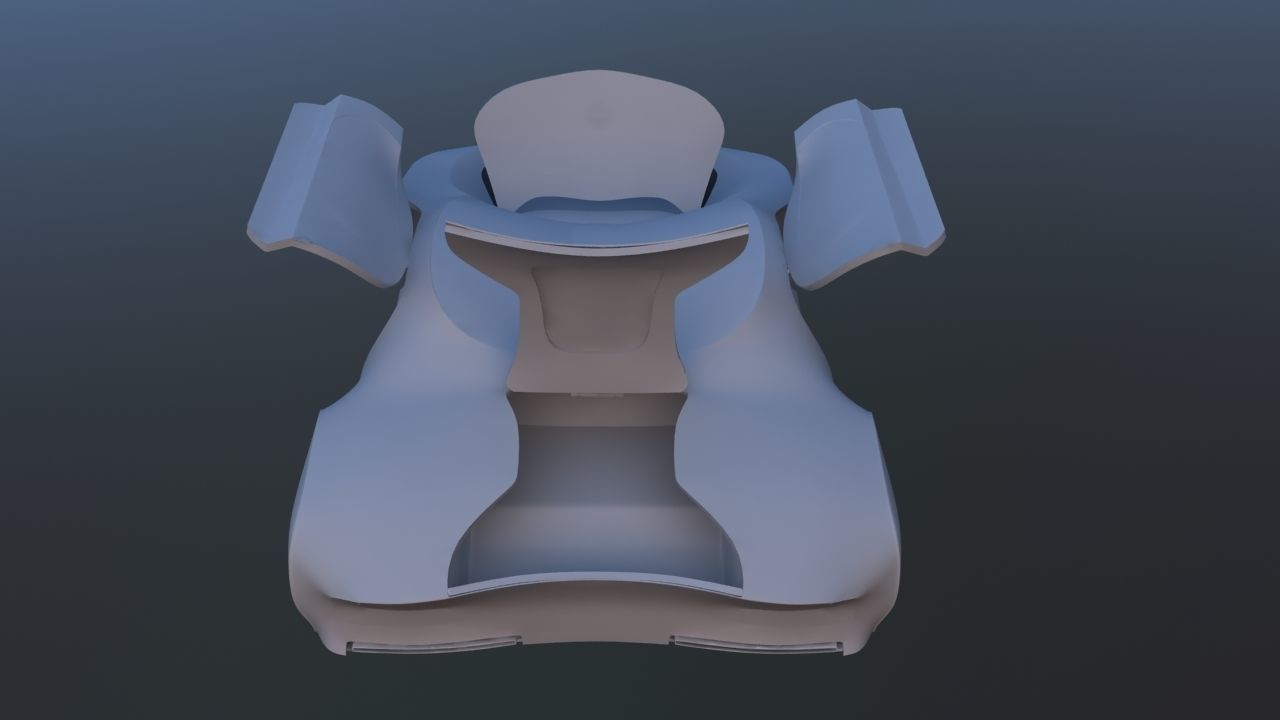 Futuristic Concept Car 3D model_28