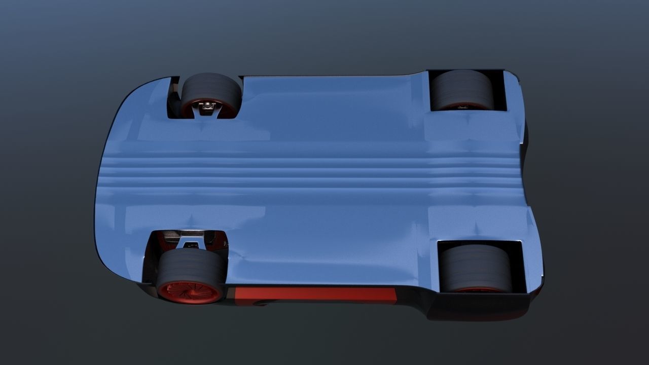 Futuristic Concept Car 3D model_24