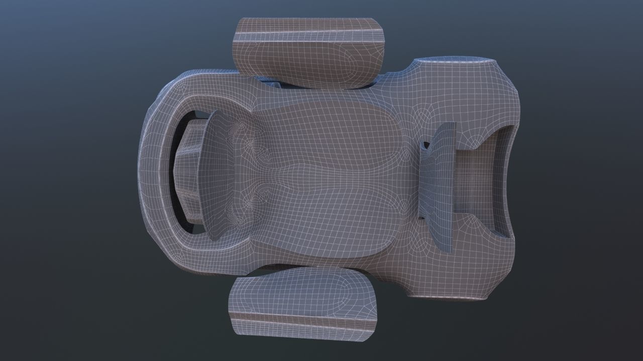 Futuristic Concept Car 3D model_43