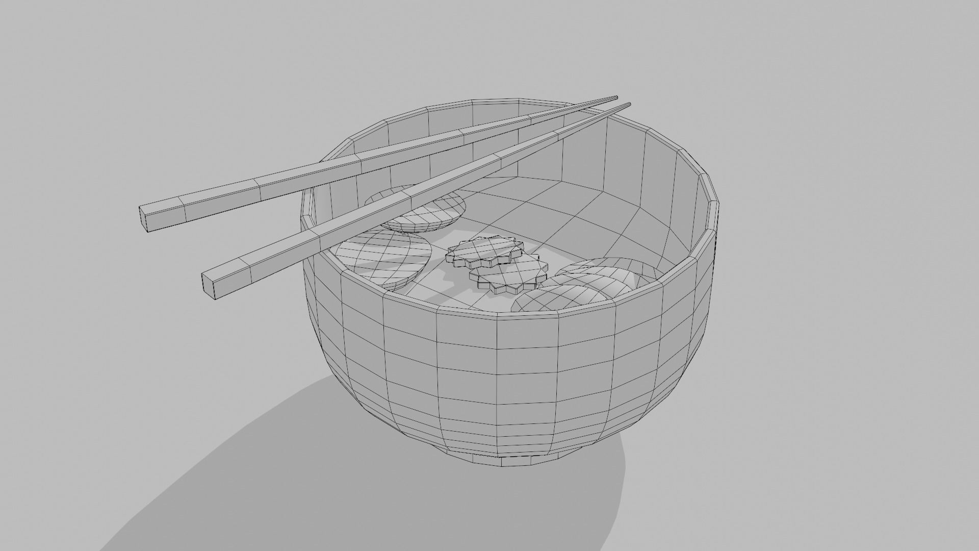 Ramen Bowl 3D model_10