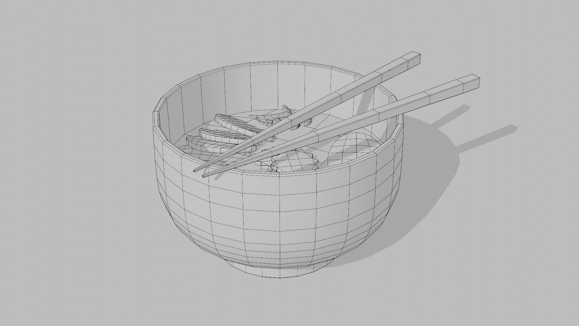 Ramen Bowl 3D model_9