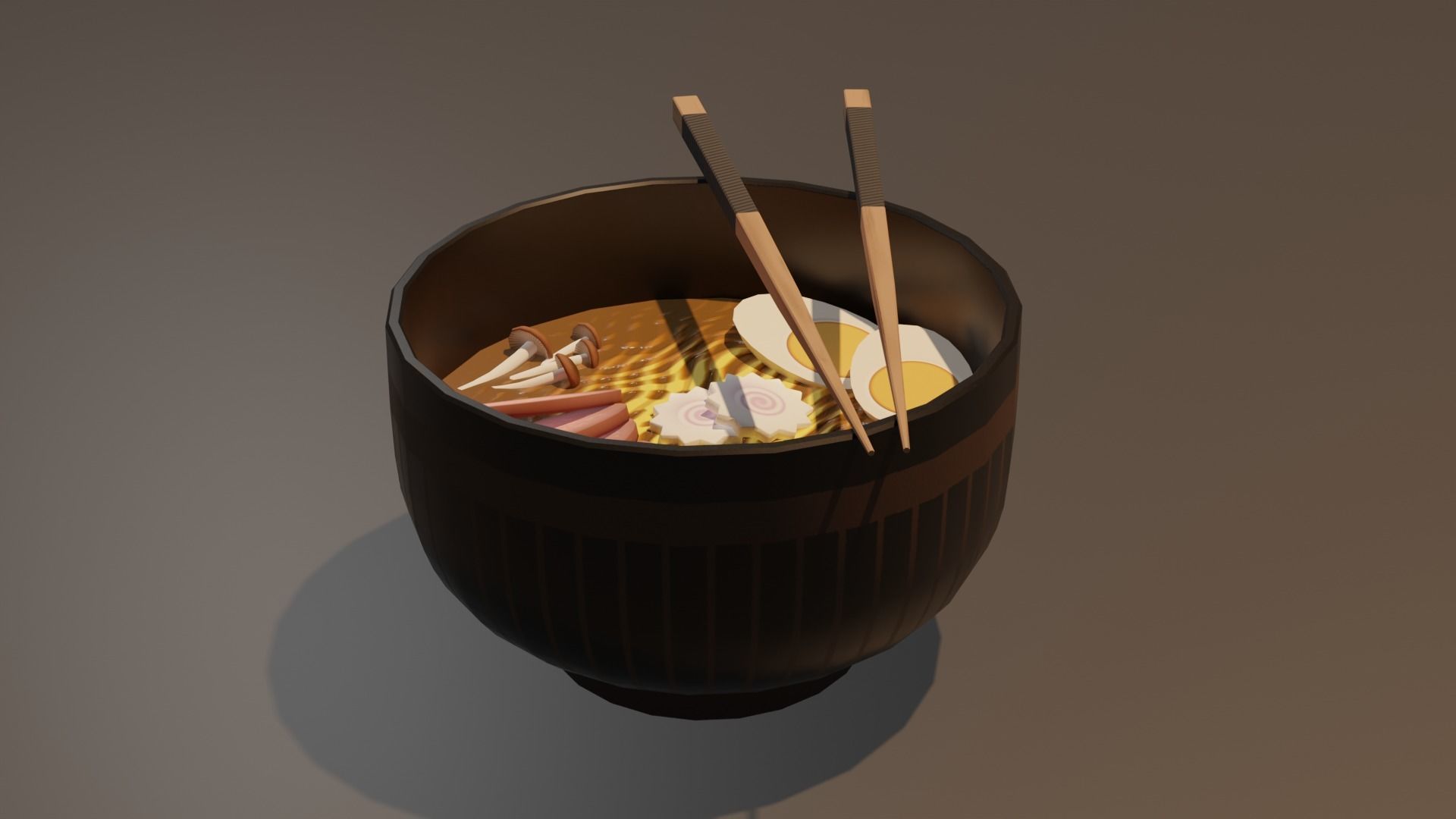 Ramen Bowl 3D model_3