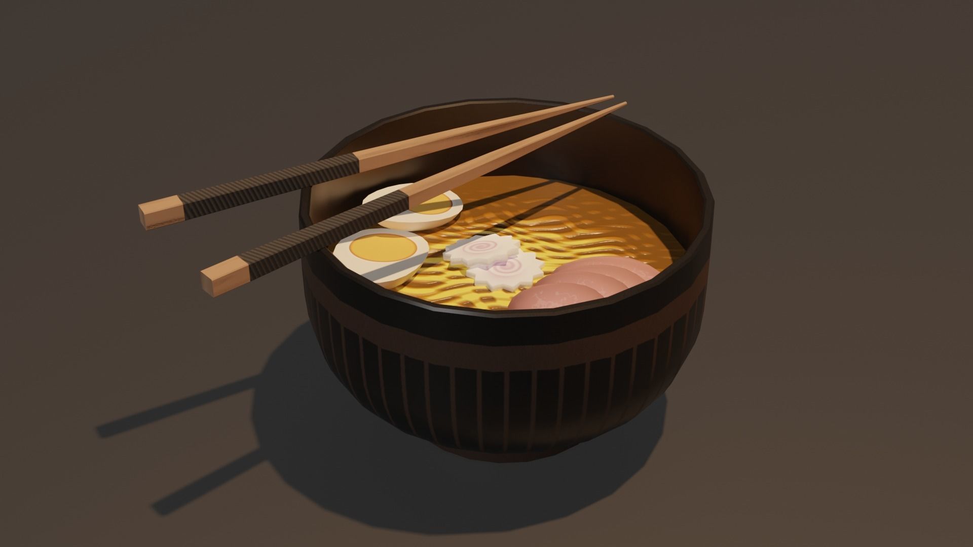 Ramen Bowl 3D model_2
