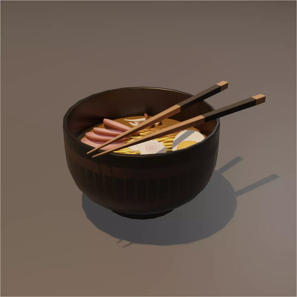 Ramen Bowl 3D model_0