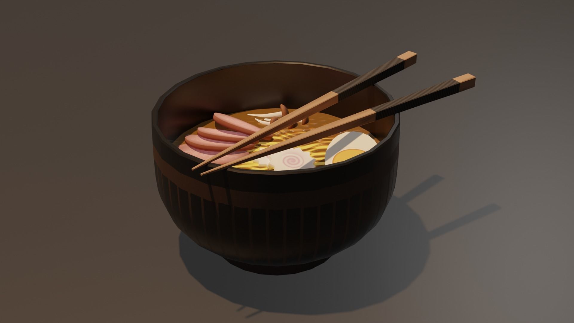 Ramen Bowl 3D model_1