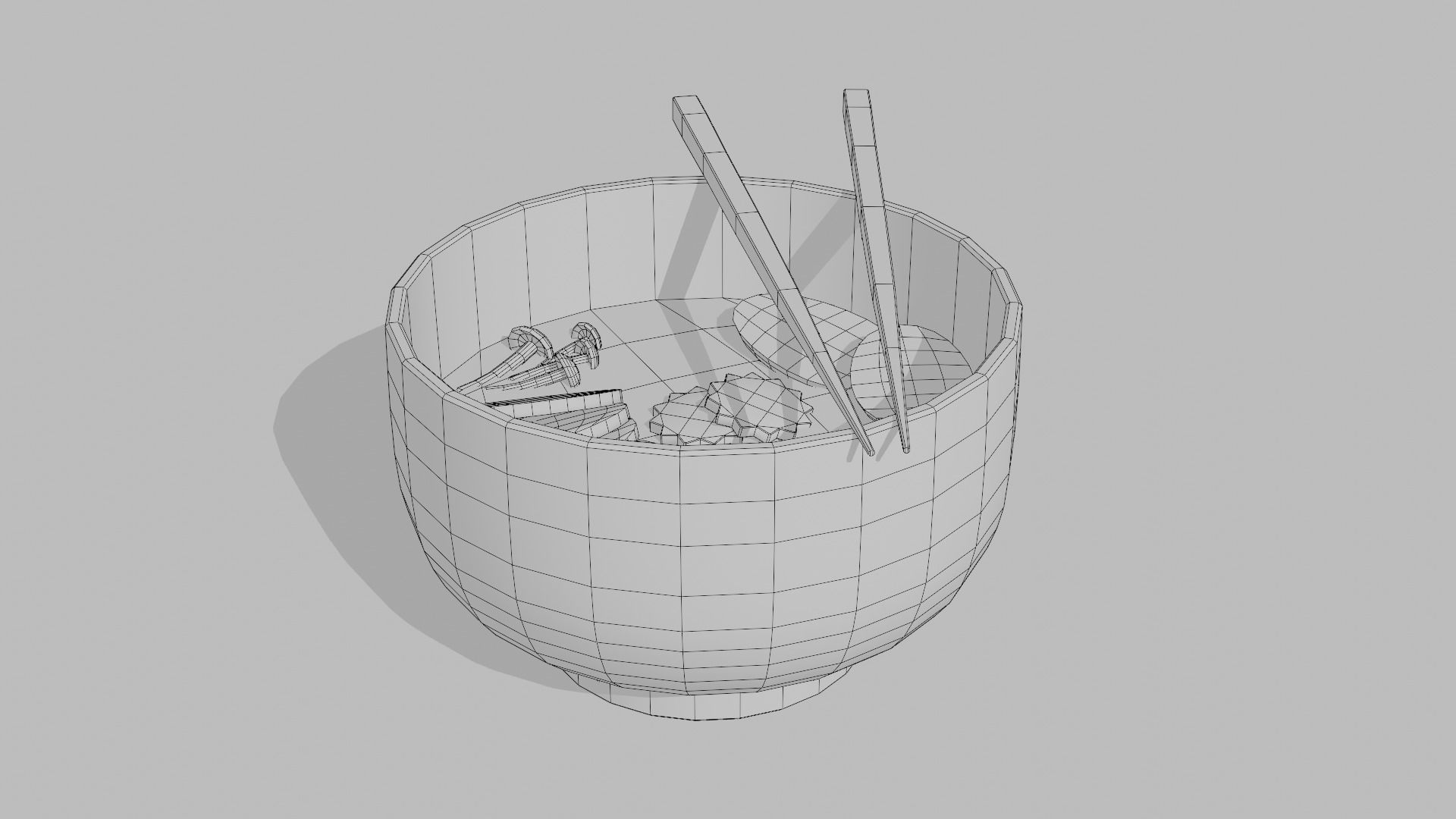 Ramen Bowl 3D model_11