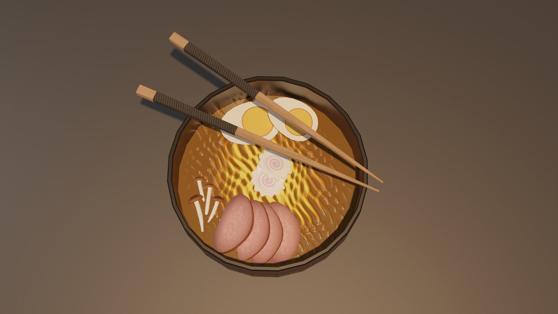 Ramen Bowl 3D model_5