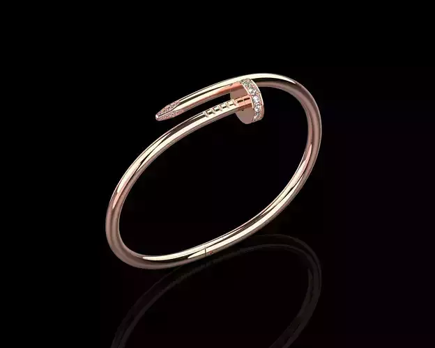 Juste un clou Bracelet 15 Size with Gems N83 3D print model