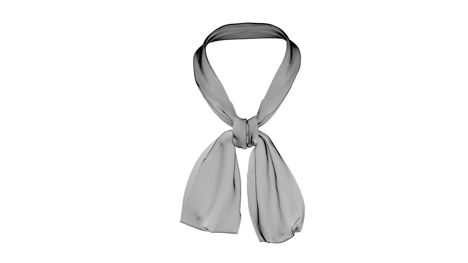 Dress collars scarves and necklaces decorated 3d models 3D model_7