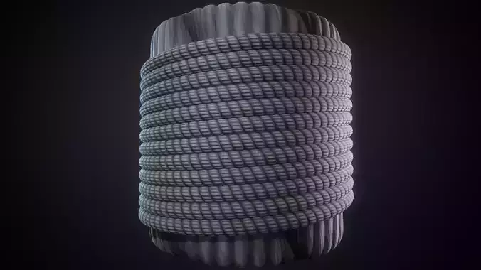 Seamless PBR Rope material