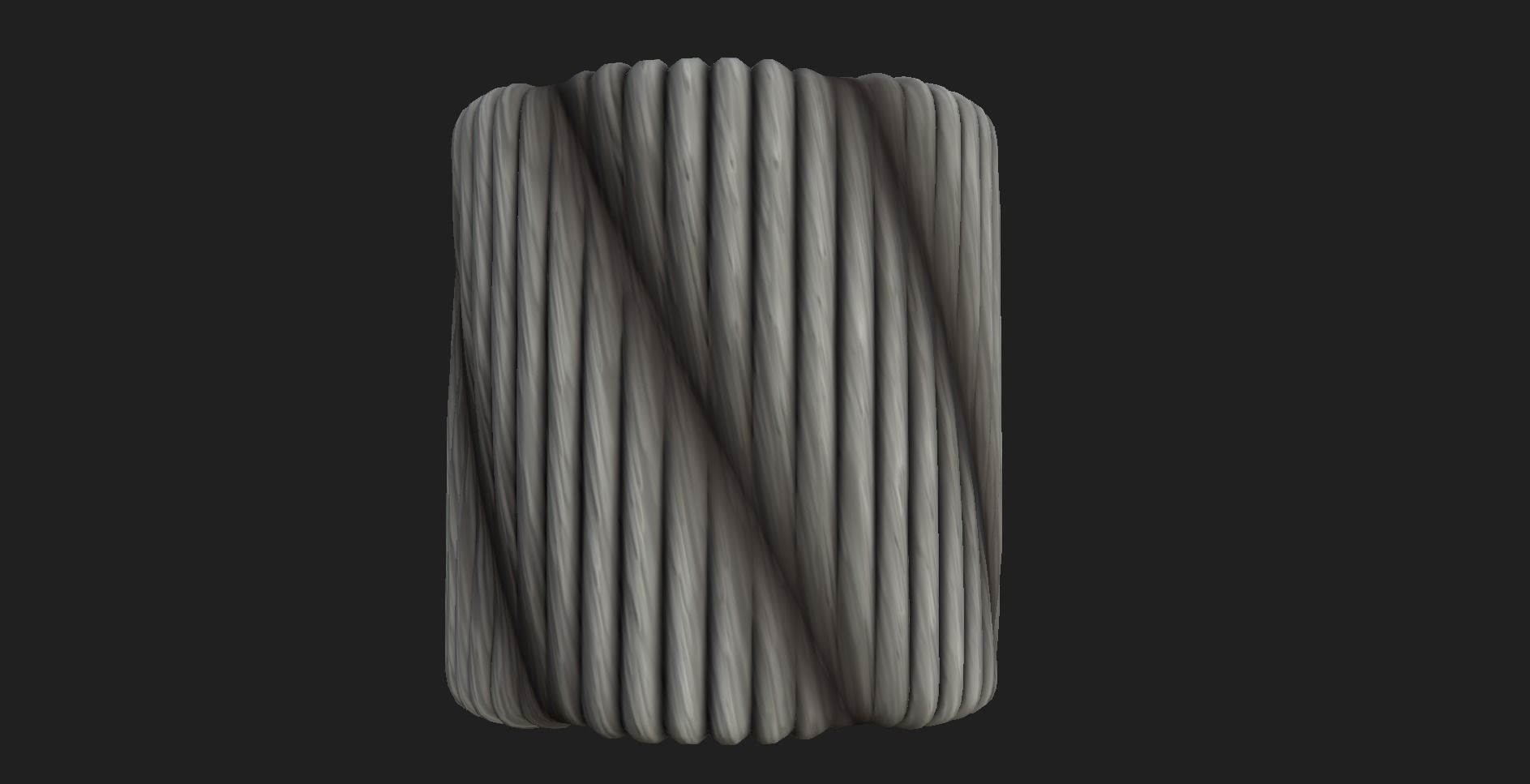 Seamless PBR Rope material Texture_2