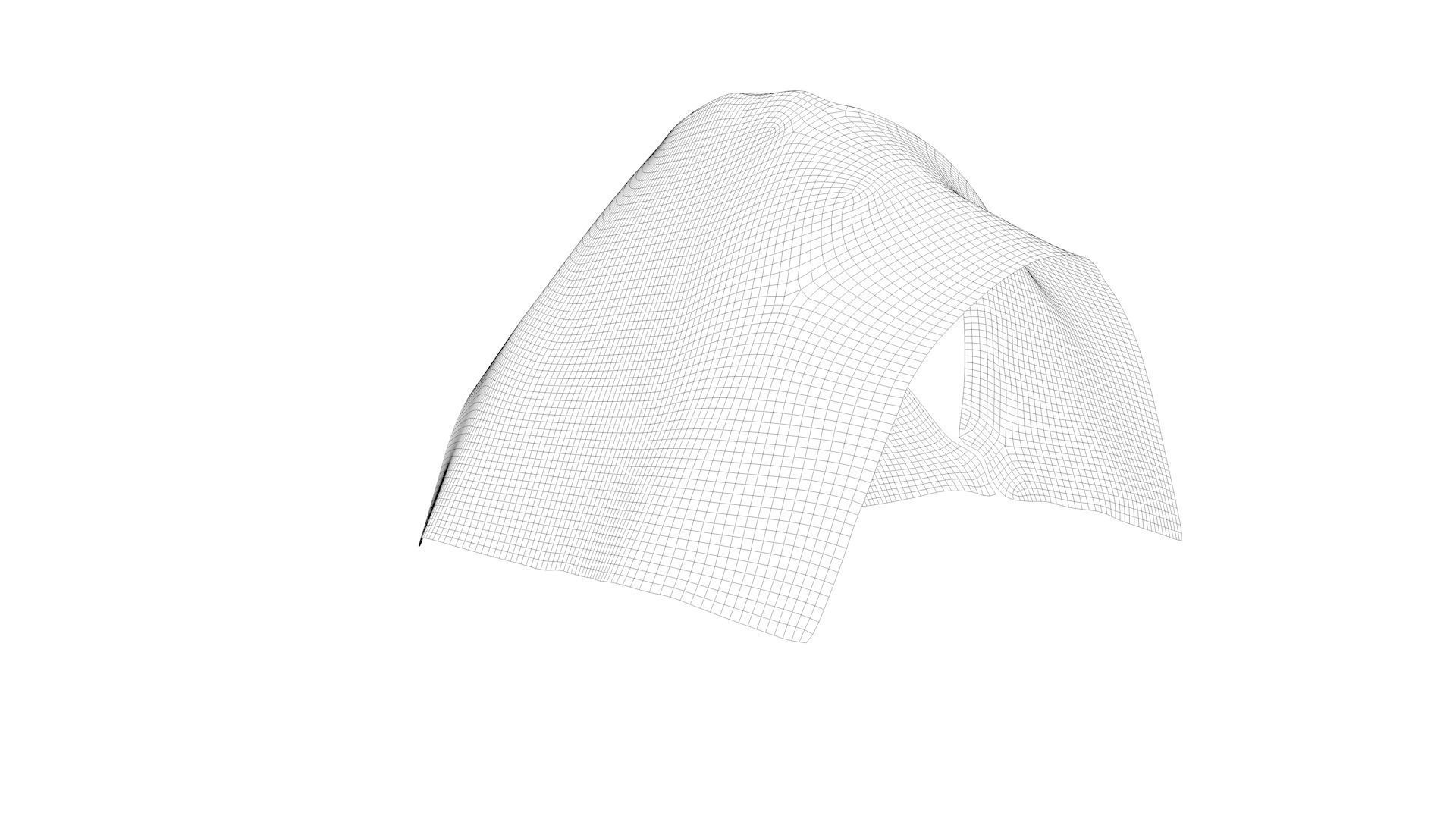 Dress collars scarves and necklaces decorated 3d models 3D model_9