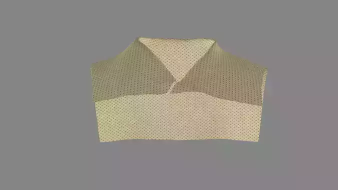 Dress collars scarves and necklaces decorated 3d models