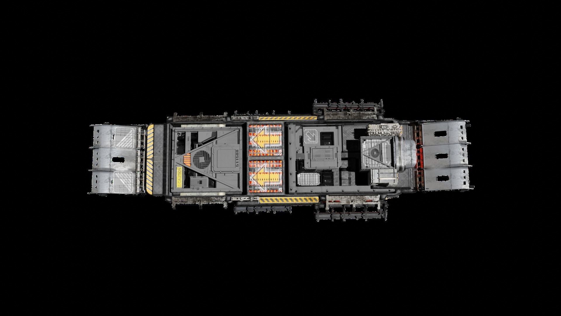 Sci fi Hoverboard 3D model_7