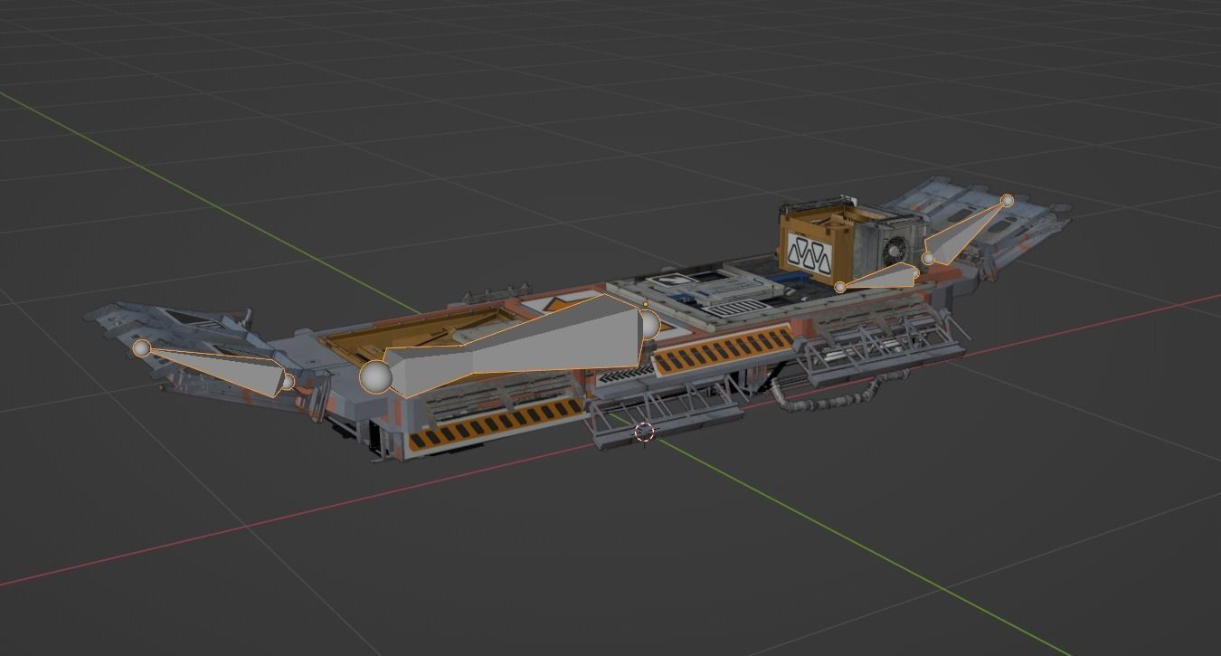 Sci fi Hoverboard 3D model_8