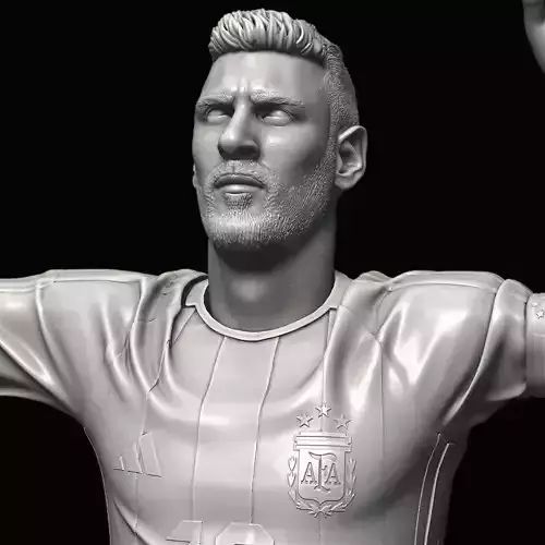 Lionel Messi - Argentina World Champion 2022 3D print model