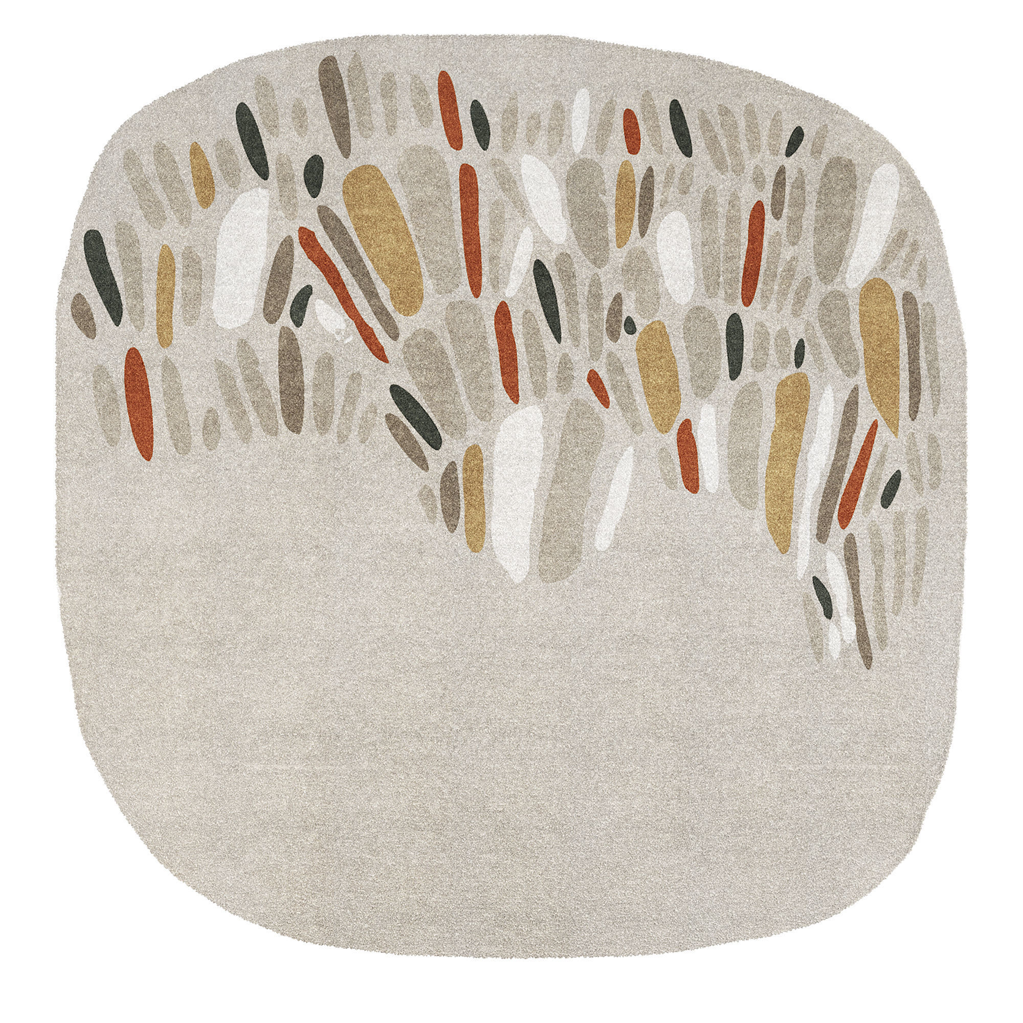 Feathers 2 Rug 3D model_2