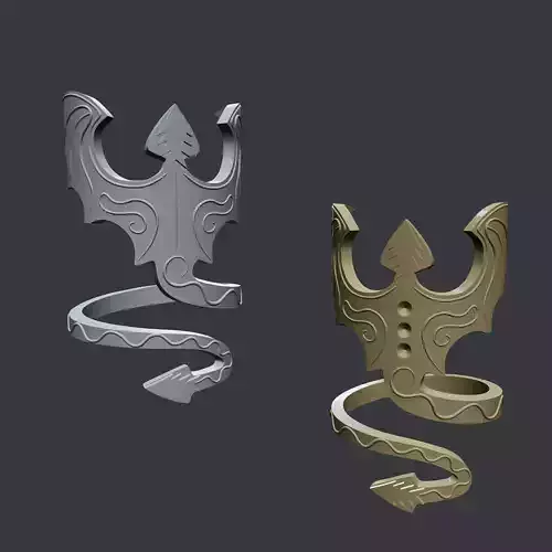 Dragon ring 3D print model