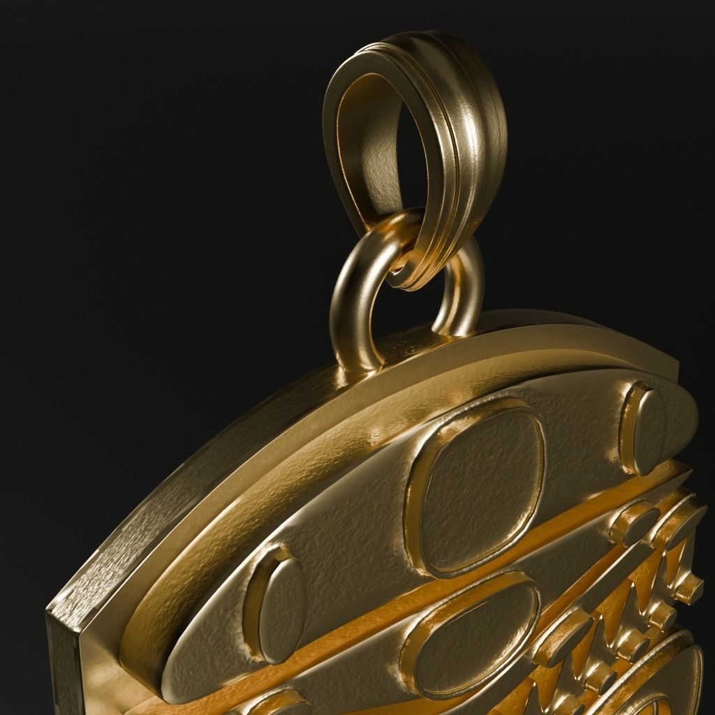 Mask Polynesia symbols - 3D printable model 3D print model_14