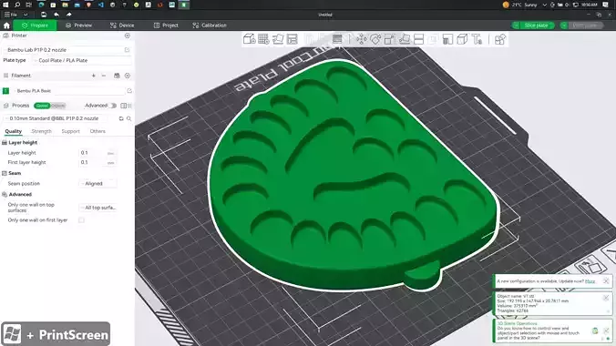 Laminate Butler Printing Ready 3D Model STL Files in 3 version 3D print model