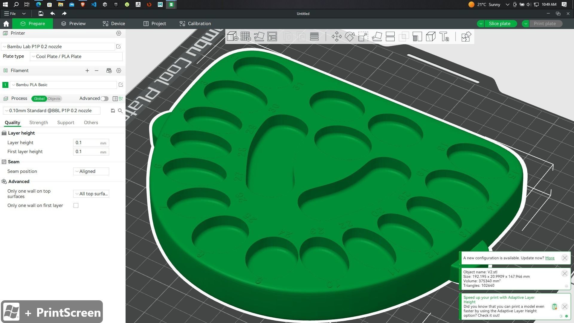 Laminate Butler Printing Ready 3D Model STL Files in 3 version 3D print model_1